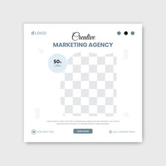 Business social media post design