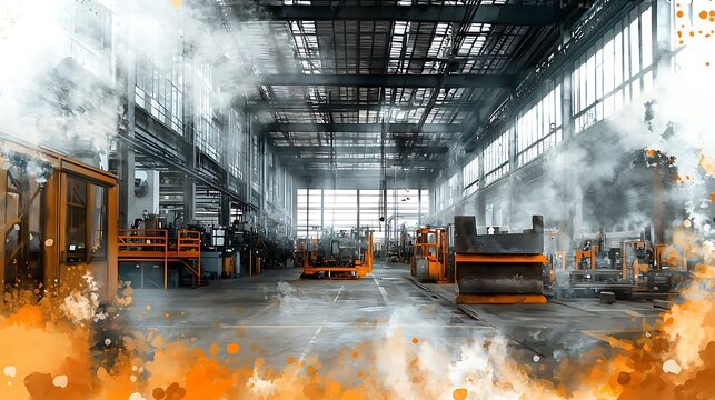 An automotive plant following ISO/TS 16949 quality and safety standards