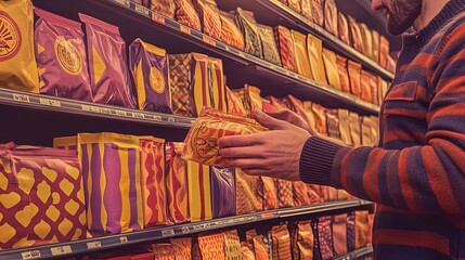 capture the thrill of bargain hunting: close-up of hands grabbing discounted items – perfect poster for sports interiors, showcasing urgency and high demand