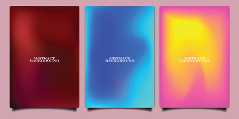 Abstract gradient mesh background icons for your design, can be used in digital marketing, advertisement poster, vector art illustration