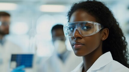 Diverse Team of Scientists Collaborating on Innovative Research Project