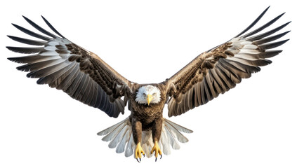 Obraz premium PNG Eagle flying animal bird.