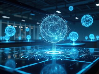 Development of quantum desktop processors in a spacious ultramodern quantum laboratory with innovative technology and dynamic visualizations