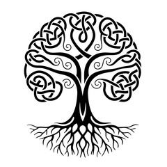 Celtic Tree Icon Simbolism