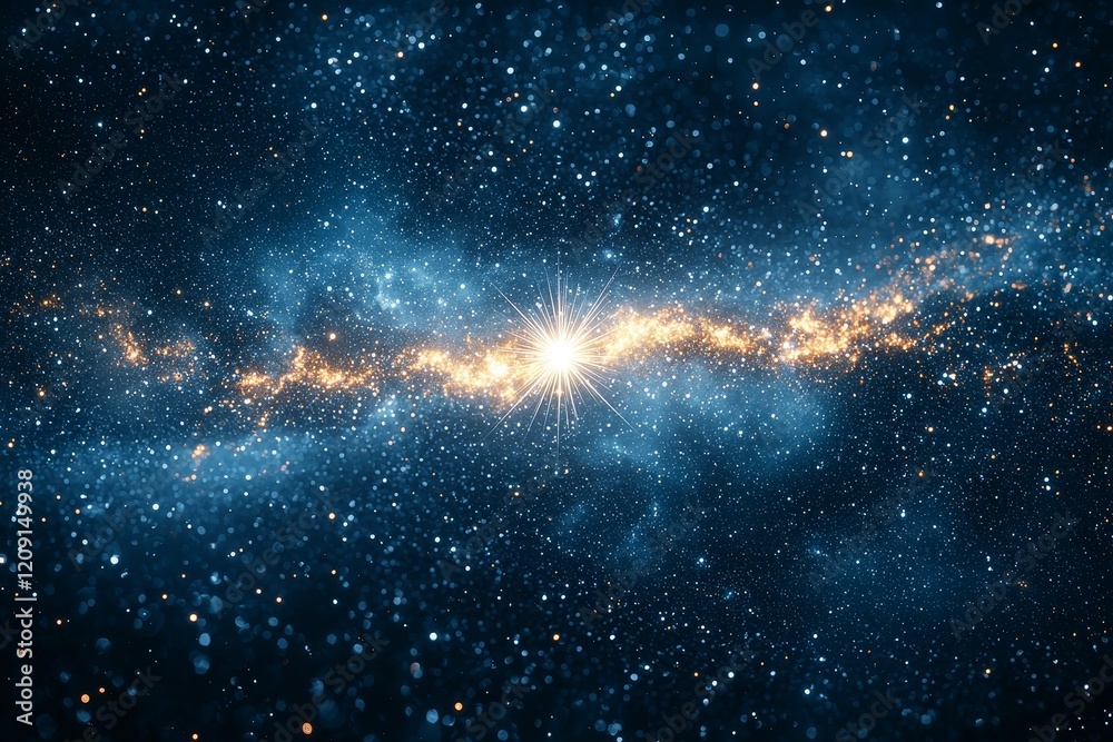 Wall mural exploring cosmic wonders celestial events in the vast universe digital art abstract space environmen