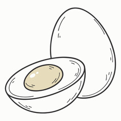 illustration of an egg vector design on a white background 