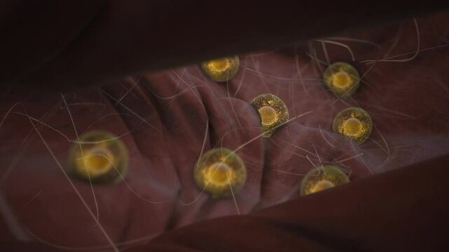 Egg Follicle Growth Within the Ovary