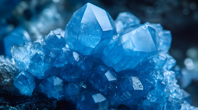 Blue Crystals: Nature's Vivid Gems