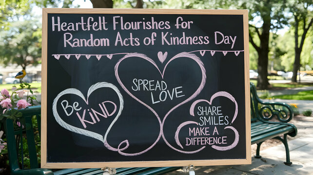 Heartfelt Flourishes for Random Acts of Kindness Day