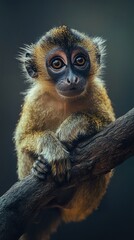Obraz premium Adorable Baby Monkey on Branch
