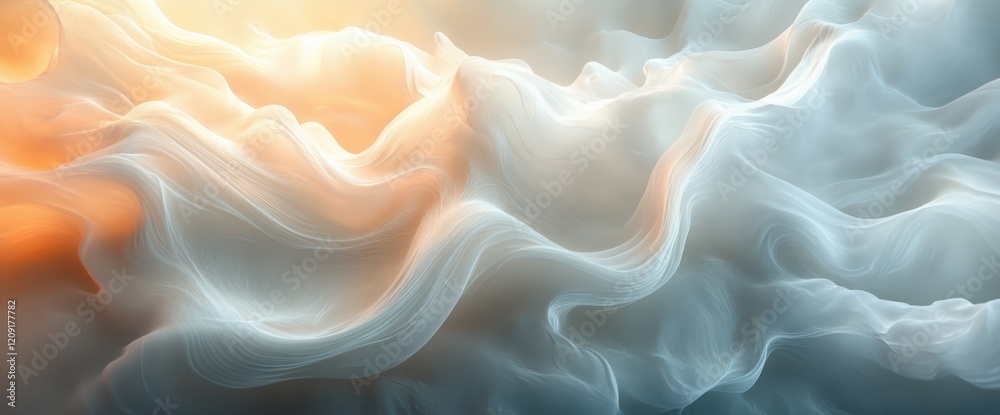 Leinwandbilder abstract modern white texture background with faint swirling circles and light gray pattern