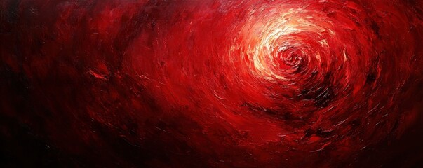 Vibrant Abstract Red Texture with Rich Marbled Background for Elegant Designs and Banner Use