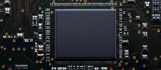 Fototapeta premium 電子基板_半導体