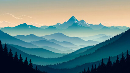 Obraz premium landscape 