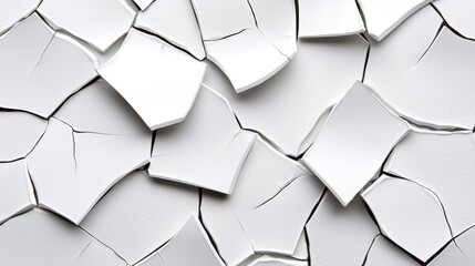 A white cracked surface.