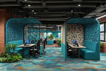  Office Space Featuring Collaborative Workstations