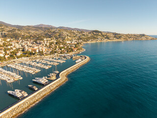 Obraz premium Sanremo Marina Aerial View