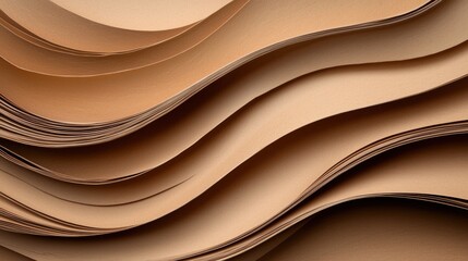 A close-up view of overlapping paper sheets, creating a textured and layered effect.