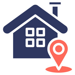 Location glyph color icon