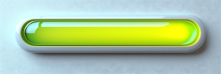 Obraz premium Digital green progress bar loading on a clean white background