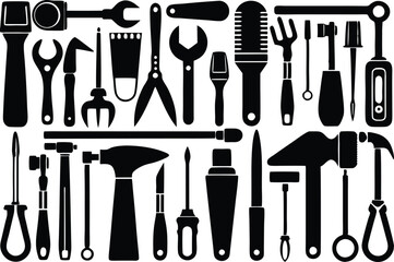 Tools Set Silhouette