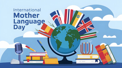 International mother language day banner design