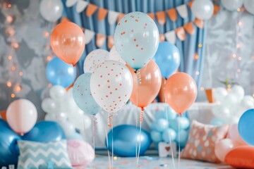 Balloons in birthday party