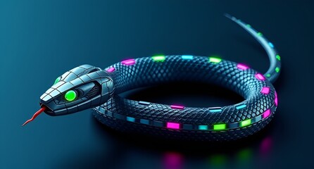 Obraz premium snake robot