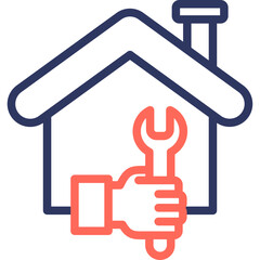 Obraz premium Repair line color icon