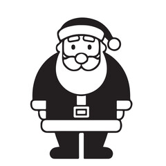Classic Santa Claus Vector Graphic