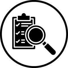 Survey Search Icon Style