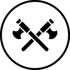 Two Axes Icon Style