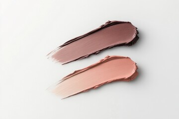 Lipstick swatches showcasing rich color blends for diverse makeup looks at a beauty studio