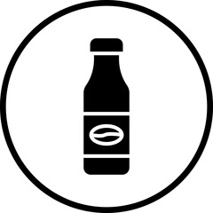 Coffee Milk Icon Style