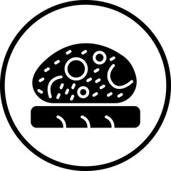 Bruschetta Icon Style