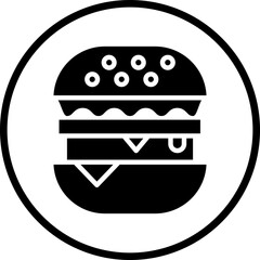 Burger Sandwich Icon Style
