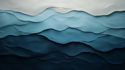 Obraz premium Abstract Blue Wave Pattern Background