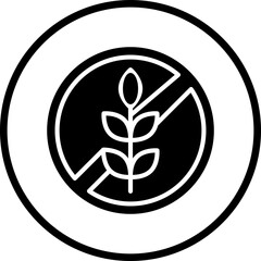 Gluten Free Food Icon Style