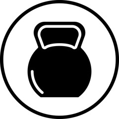 Kettlebell Icon Style