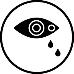 Eye Disease Icon Style