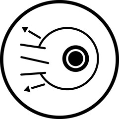 Ocular Hypertension Icon Style