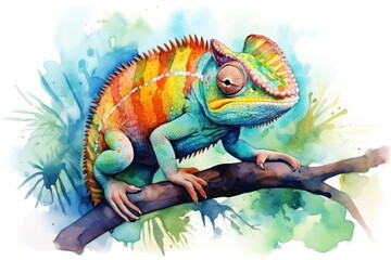 Chameleon reptile animal iguana