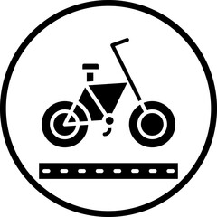Bike Lane Icon Style