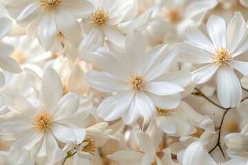 White flower backgrounds blossom nature