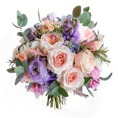 Elegant pastel floral bouquet