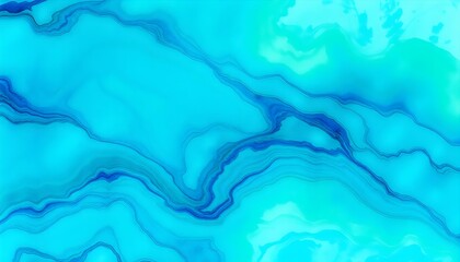 Fototapeta premium Abstract Teal, Blue, and Green Watercolor Fluid Background art hue aqua paint blend image 