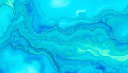Ethereal Teal, Blue & Green Watercolor Swirl Abstract Background art aqua paint fluid     