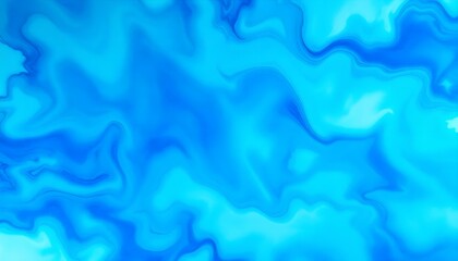 Fototapeta premium Ethereal Teal, Blue & Green Watercolor Swirl Abstract Background art calm aqua flow paint 