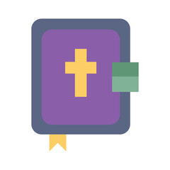 Obraz premium book halloween flat style