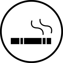 Smoking Icon Style